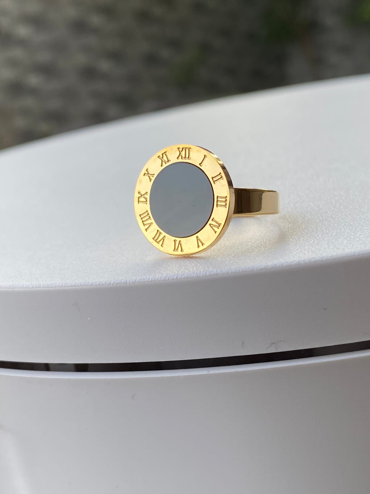 14K Gold Radiant Sunburst Ring
