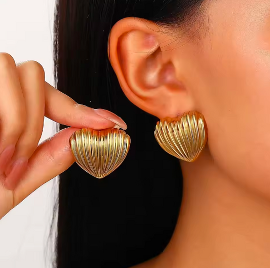 Heart Stud Earring